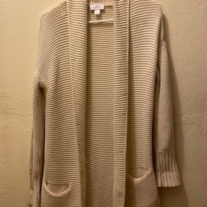 Open cardigan long sweater by Loft